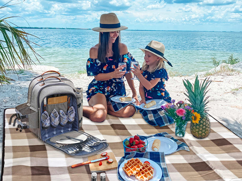 sunflora picnic back pack